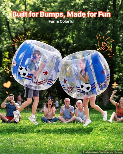 Pack inflatable bumper balls - 2-pack,