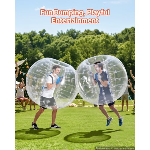 Pack inflatable bumper balls - 2-pack,